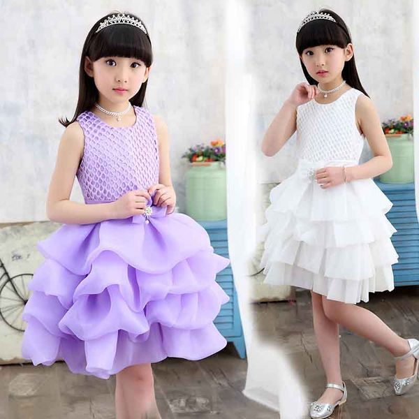 2019 Latest Styles Kids Girls Flower Dress Baby Girl Birthday