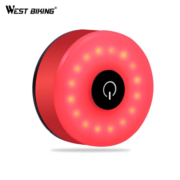 

west biking bike taillight waterproof riding rear light accessories led usb rechargeable road cycling light lamp bicycle