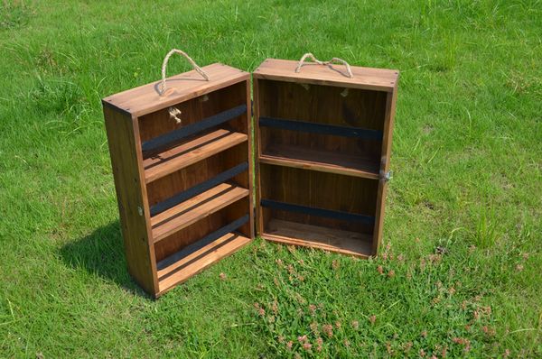 Outdoor Camping Trailer Picnic Kitchenware Storage Box Trailer