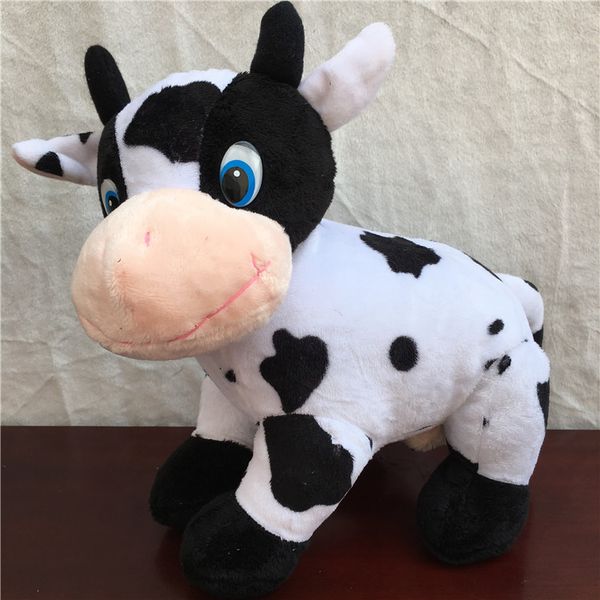 

cute milk cow dairy cattle plush toy stuffed animal dolls kids great gift 1 pcs