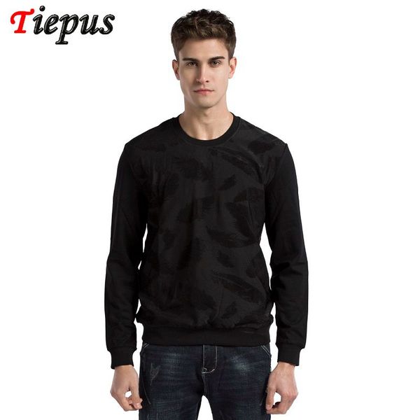 

tiepus brand clothing trending products 2018 spring hoodies men streetwear 3d print pullover crewneck sweatshirt male black