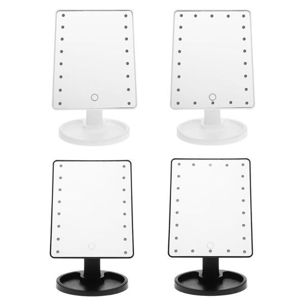 

led touch screen makeup mirror professional vanity mirror with 16/22 led lights health beauty adjustable countertop