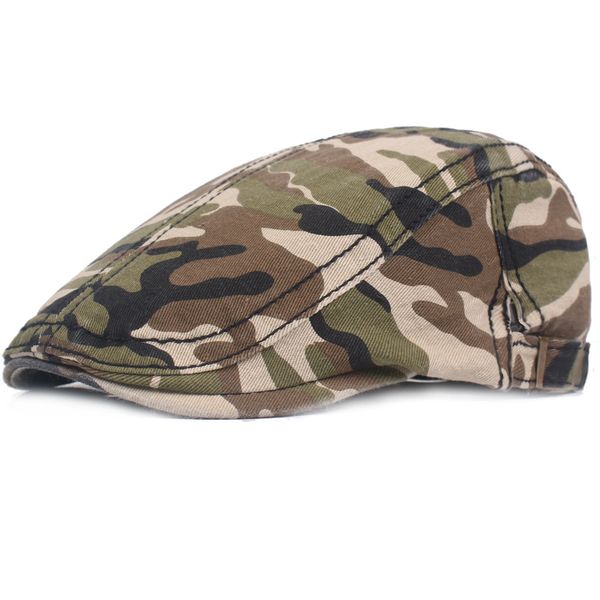 

ht1716 vintage classic women men cap caberets newsboy flat cap adjustable cotton retro beret cabbie driver ivy, Blue;gray