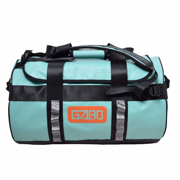 

gzlbo 35l backpack mint green waterproof bug out bag small rucksack dry travel duffel bag with mesh zipper pocket inner