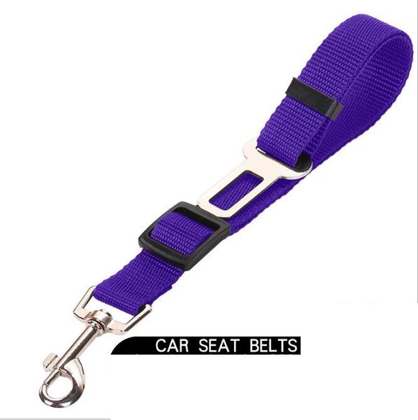 Trelas do carro do cão leva Ajustável Car Safety Vehicle Seatbelt Cinto de segurança Harness Lead para Cat Dog Pet fornecedor cintos de segurança do carro