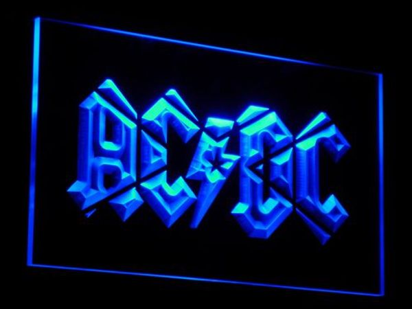 

C079-B ACDC AC/DC группа музыкальный бар клуб неоновый свет знак
