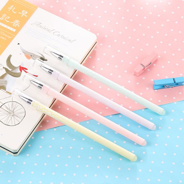 

4 pcs/lot 0.5mm cute kawaii plastic simple floral pens for students office&school learn writing supplies gift for boys and girls