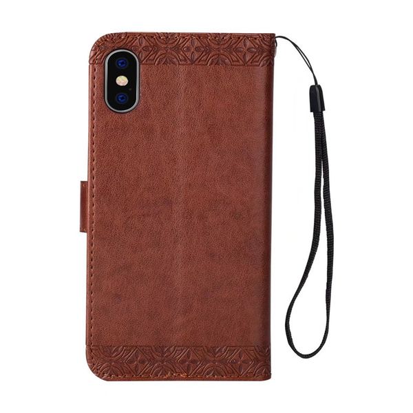 

delicate luxury for luxury iphone case embossed sunflower pu kickstand case for goophone x wallet case with hanging strap