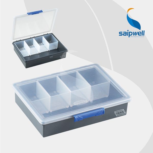 

240*195*55mm plastic tool packaging / greman design transparent tool box for terminal & hardware tools (sp-5d