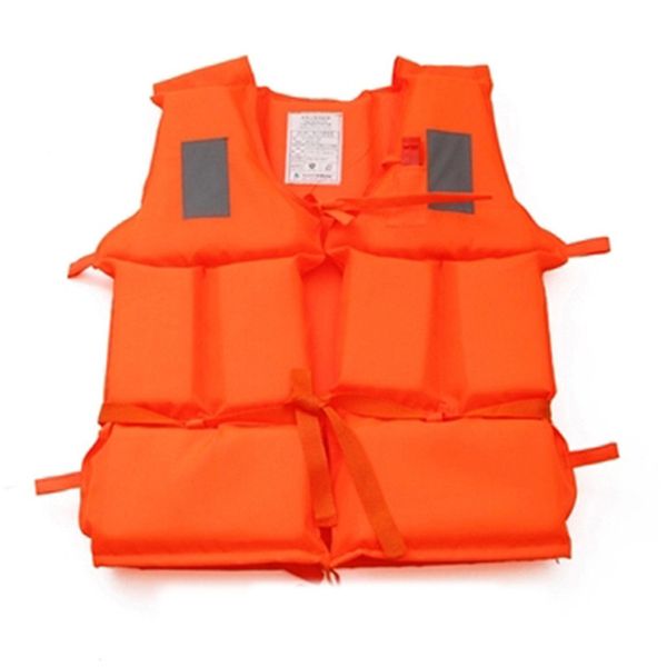 

swimming life jacket snorkeling vest lifesaving boating foam aid sailing orange save security