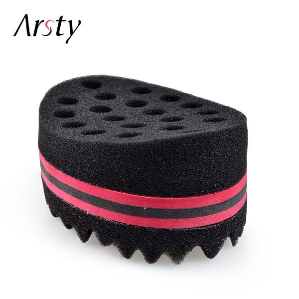 Arsty Two Hole Size High Quality Magic Twist Hair Brush Sponge