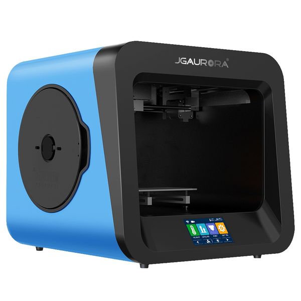 

jgaurora a4 high accuracy education desk3d printer with heated build plate, includes micro sd card and sample pla filament