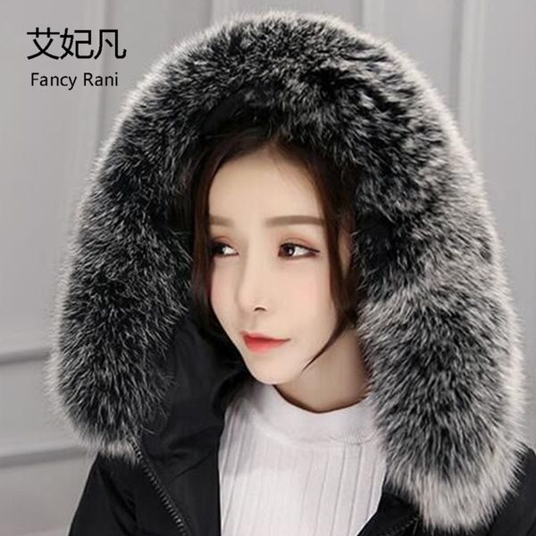 

80cm real fur collars female fur square collar ring scarf women 100% natural genuine scarves collar accessories, Blue;gray