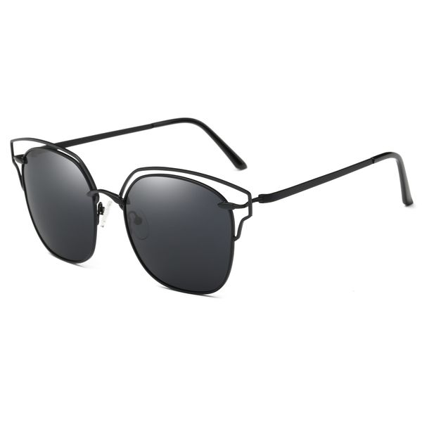 

wholesale fashion women retro cat eye sunglasses luxury vintage brand designer polarized cool sunglasses oculos de sol11, White;black