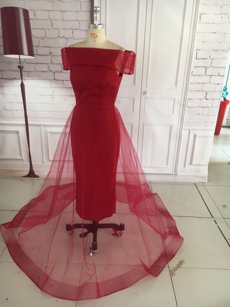 

реальные фото женщины-line с плеча длинные бордовый атласные платья невесты длина до пола без рукавов макси платье для свадьбы платья, Red;white