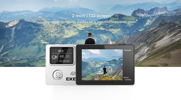 

высокое качество eken h6s ultra hd действий камеры с ambarella a12 чип 4k / 30fps 1080p / 60fps eis 30m водонепроницаемая спортивная камера