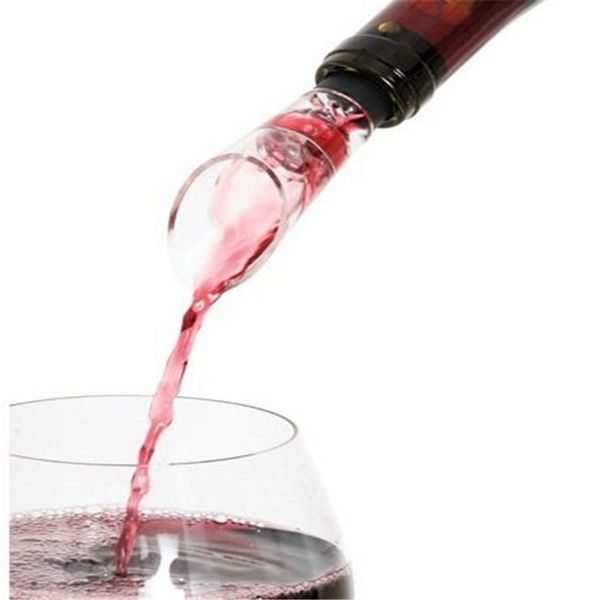 

red wine aerator plastic wine pourer pour spout with rubber silicone bottle ser decanter bar tools funnel