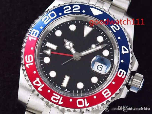 

2018 late t red and blue ceramic ring gmt aaa ma ter 904 tainle teel 2836 mechanical movement men 039 automatic mechanical watche