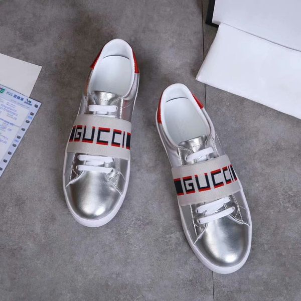 

Brand new Luxury leather casual shoes Women Designer sneakers men shoes genuine leather fashion Mixed color original box