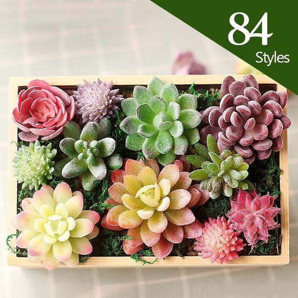 

bulk lots 84 styles artificial succulents wedding decoration centerpieces home decor pvc artificial plants real touch fake flowers