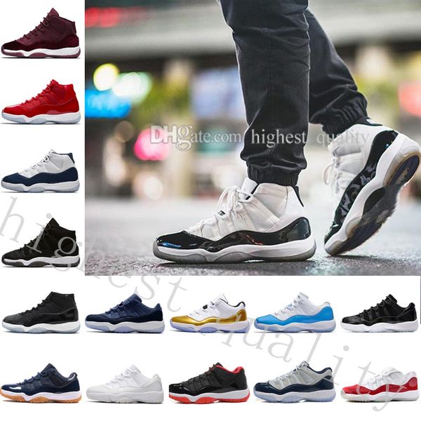 

good quality 11 mens basketball shoes space jam 45 gym red midnight navy win like 82 womens gamma blue 11s xi sneakers us 5.5-13 eur 36-47