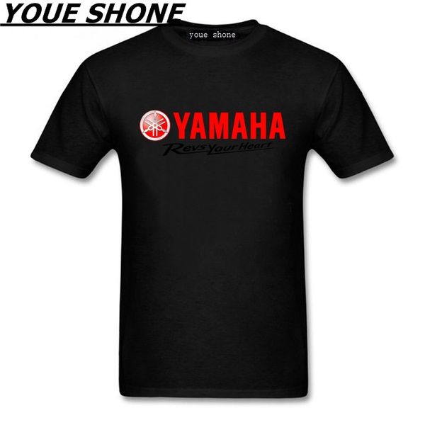 

men fashion short sleeve 100% cotton t-shirt motorcycle t-shirt yamaha shirts brand summer new yamaha mt 09 t shirt tees, White;black