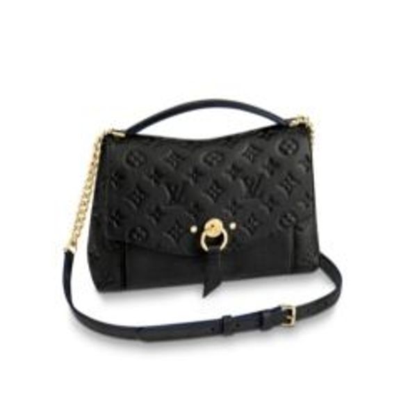 

HOT M43624 LADY LOGO EMBOSS BLANCHE CROSSBODY HANDBAG PURSE BLACK Messenger Shoulder Bags Crossbody HANDBAGS Bags