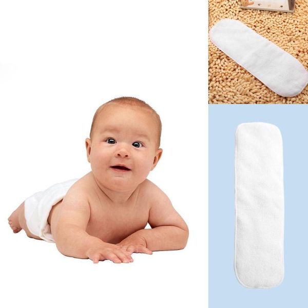 

5 pcs reusable diapers bamboo charcoal washable diapers baby nappies cloth diaper inserts newborn baby care accessories