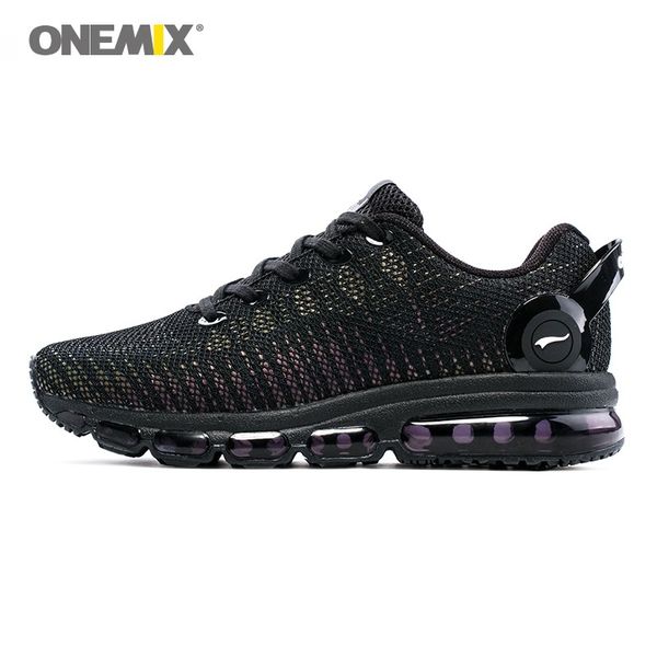 ONEMIX Zapatillas de Running Hombre Zapatillas Deportivas Reflejo Colorido Zapatos para Caminar Correr Deportes Calzado