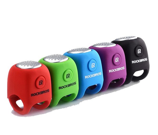 Rockbros Ciclismo Elétrico Bels 90 DB Horn Pântano Improof MTB Bicicleta Guiador Bell Silica Gel Show Anel Bell Bicycle Acessórios