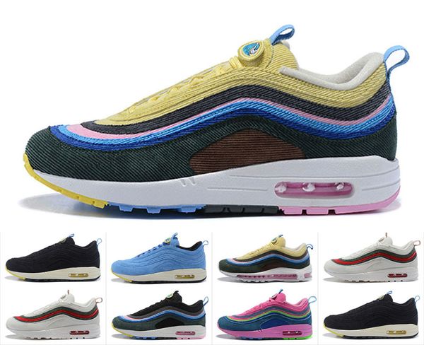 

Новый 97 Мужские Кроссовки Открытый Черный Белый Синий Зеленый Розовый Желтый Спо