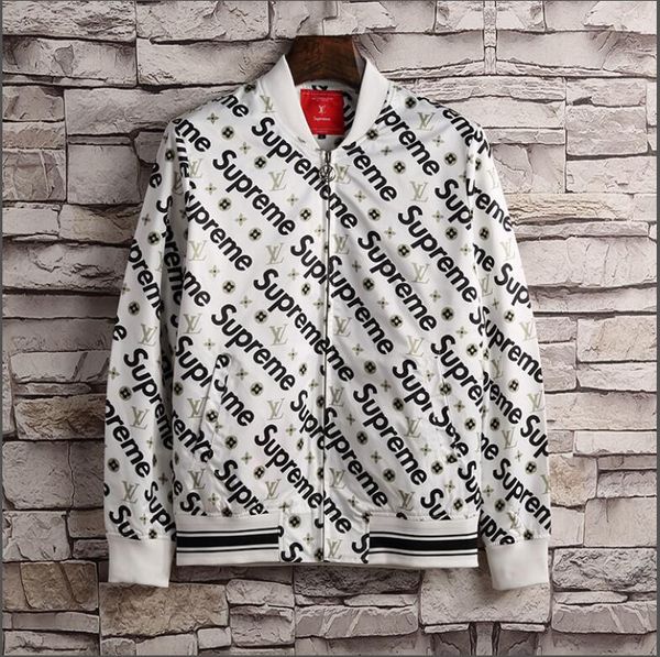 

2018 новая мода мужчины куртка пальто с письмом печати Роскошные дизайнерские курт