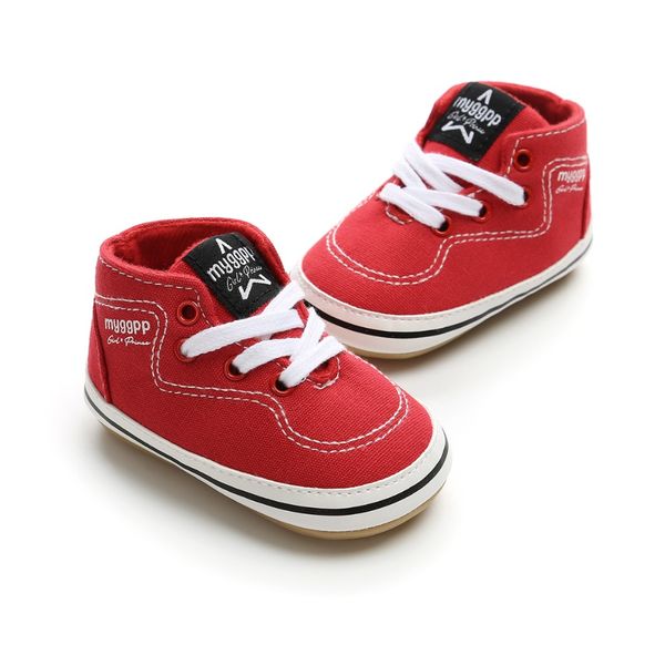 

classical newborn baby girls boys casual canvas shoes toddler hard sloe anti-skid little kid outdoor sports sneaker