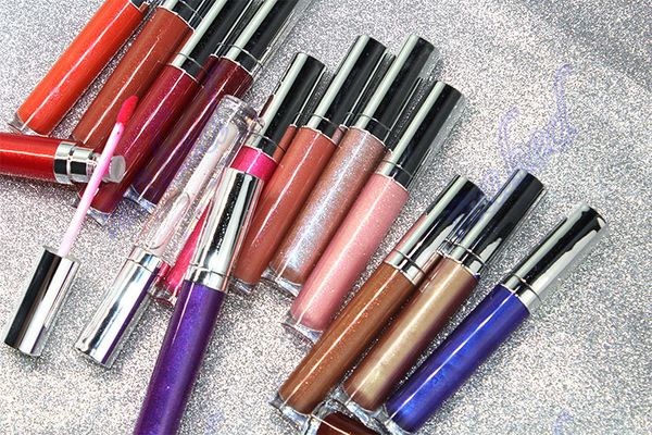 

no logo 15 color pout lip gloss moisturizing & nourishing glossy lips makeup print your private lable well-stacked lipgloss