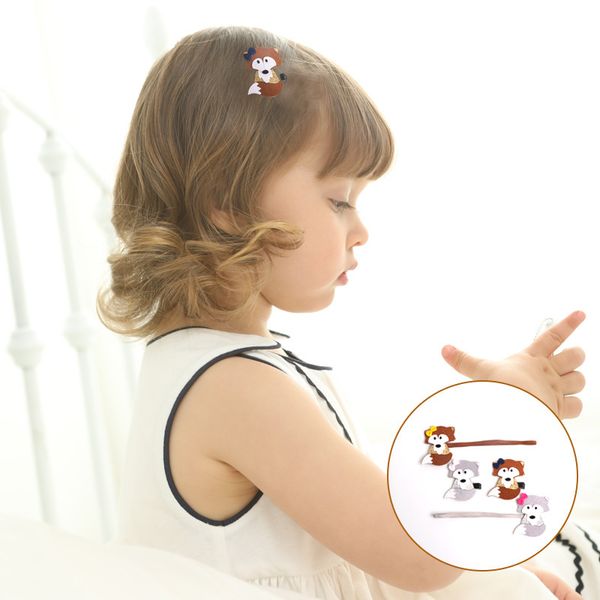 Baby Girls Hairclip Fox Cartoon Hairpin Hair Accessories Kids Fox