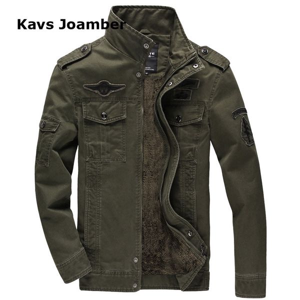 

2018 jacket men coat army plus 6xl army soldier coon one male brand clothing spring autumn bomber jacket, Black;brown