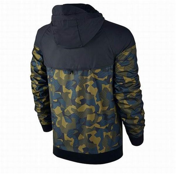 

20s sell men jackets coat autumn sweatshirt hoodie camouflage windproof long sleeve designer hoodies zipper mens clothing hooded, Black;brown