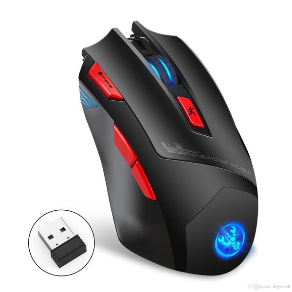 

sell sell wireless gaming mouse 2.4ghz mouse ergonomic design mice adjustable 4800dpi usb rechargeable mouse lap