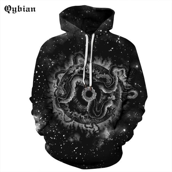 

qybian new men sweatshirts men's hoodie bts sweatshirt men streetwear hip hop sweatshirt 3d print drop ship, Black
