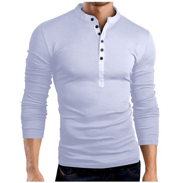 

T Shirt Men Brand Fashion Men 'S Hooded Solid Color Stand Tops &Tees T Shirt Men Long Sleeve Slim Male Tops Plus Size