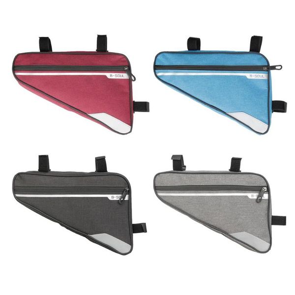 

bike bag frame front head tube cycling bag cycling outdoor triangle bicycle mountain bike pouch