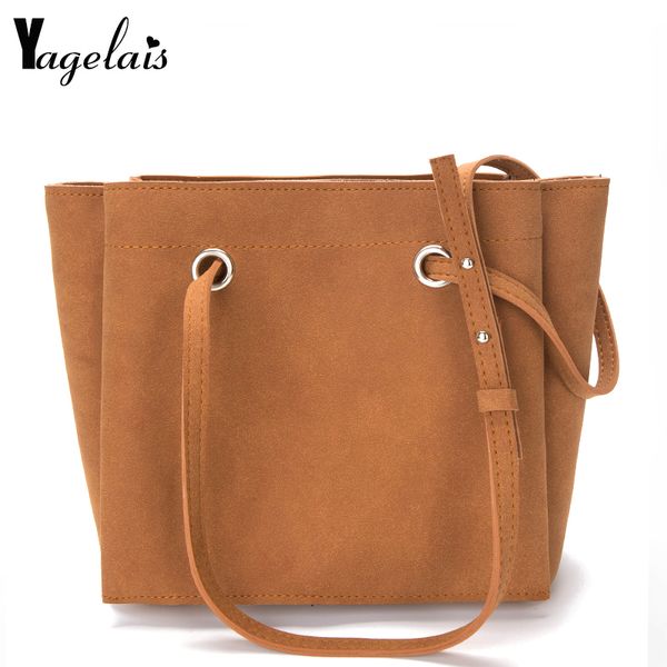 

women faux suede handbags casual leather zipper and hasp tote vintage shoulder crossbody bag women soft versatile clutch