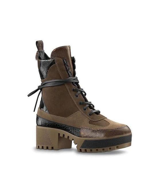 

winter new short boots with high-heeled Martin boots leather platform thick-soled locomotive boots women's Combat +box