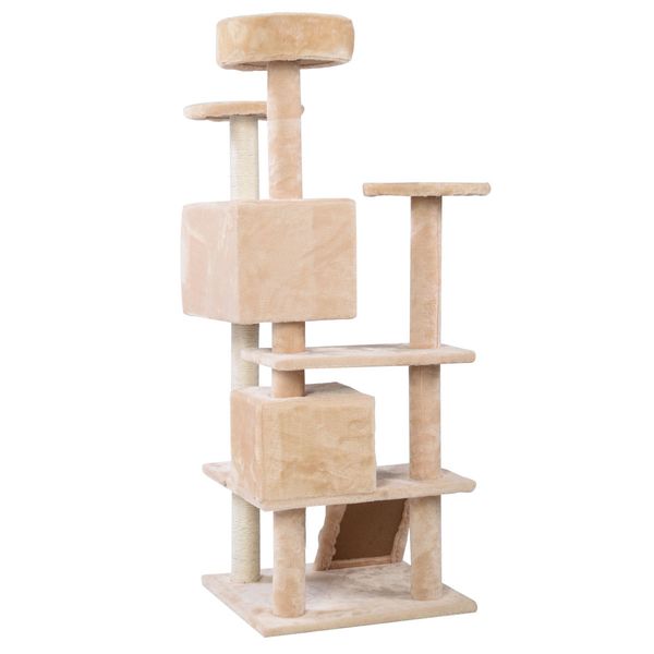 

Новый Cat Дерево Башня Кондо Мебель Скреста Пост Китти Дом Питомца Играть Бежевая