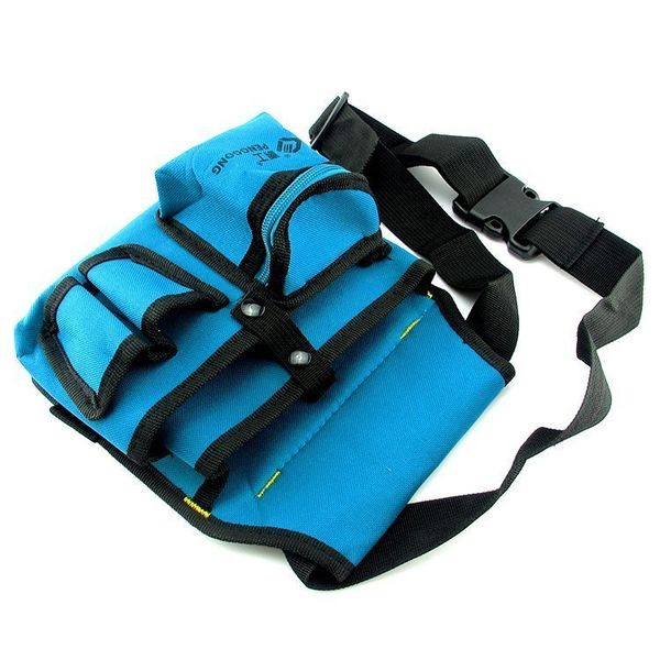 

open-ended pockets oxford electrician repair kit versatile waist hanging canvas bag new ing