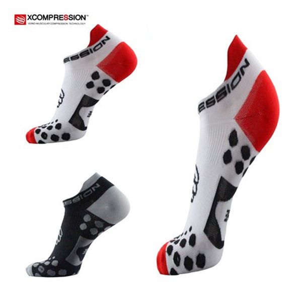 

compressprint quality professional brand sport pro cycling socks comfortable road bicycle socks mountain bike racing, Black