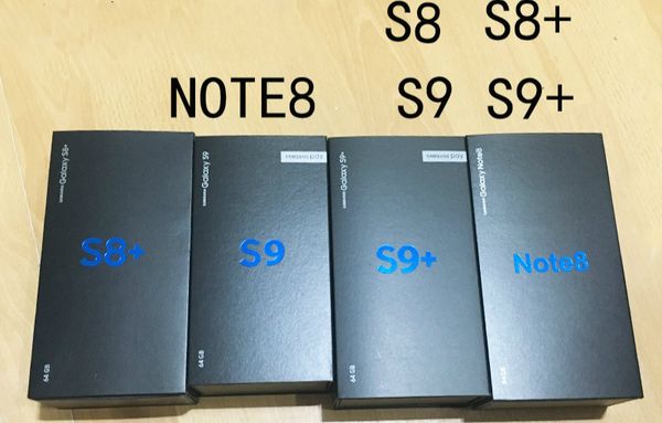 

20pcs/lot us/eu/uk version phone packing packaging box for samsung s8 s8 plus s9 s9 plus note 9 note 8 without accessories