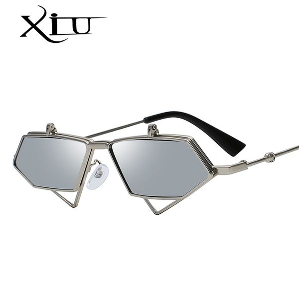 

сю 2018 новый нерегулярные кривой металлический каркас ретро солнцезащитные очки женщин бренд дизайнер панк очки мужчины солнцезащитные очки, White;black