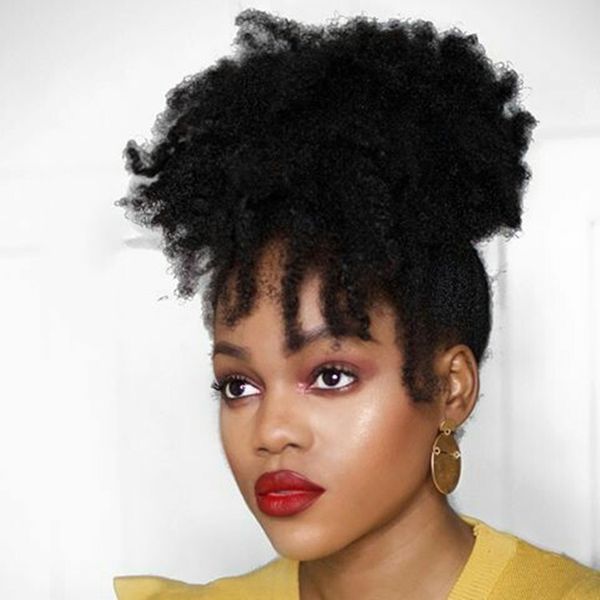 

afro kinky curly human hair ponytail for black women brazilian virgin hair drawstring ponytail hair extensions 120g 10-16 inch