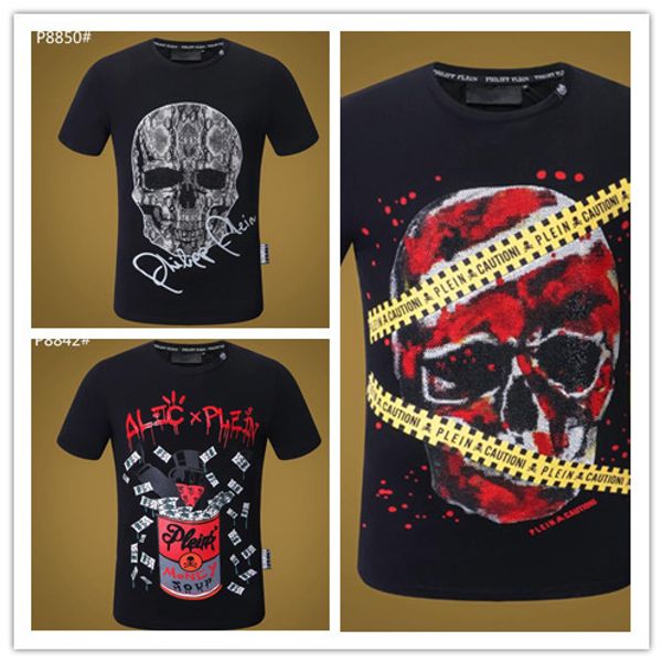 

Letters Printed T-Shirt Mens Golden Beads T-shirts Cotton Breathable Short Sleeve Black Male Slim Sport Poloshirt Shirts 18759